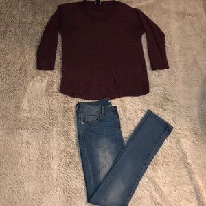 Burgandy sweater